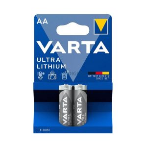 VARTA ULTRA tartós elem (AA, LR06, 1.5V, lítium) 2db/csomag