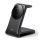 JOYROOM asztali töltőállvány 3in1 (15W, wireless, gyorstöltő, MagSafe, Airpods, Apple Watch töltő) FEKETE Apple iPhone 8 4.7, iPhone 8 Plus 5.5, iPhone X 5.8