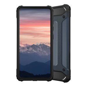 Defender szilikon telefonvédő (ütésállóság, légpárnás sarok, fémhatás) SÖTÉTKÉK Xiaomi Redmi 13C 4G, Poco C65