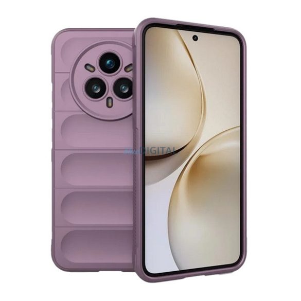 Szilikon telefonvédő (ütésállóság, kameravédő, 3D) LILA Realme 14 Pro Plus