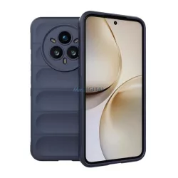   Szilikon telefonvédő (ütésállóság, kameravédő, 3D) SÖTÉTKÉK Realme 14 Pro Plus