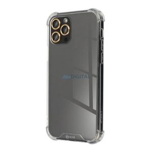 Szilikon telefonvédő (ütésállóság, légpárnás sarok) ÁTLÁTSZÓ Realme 14 Pro