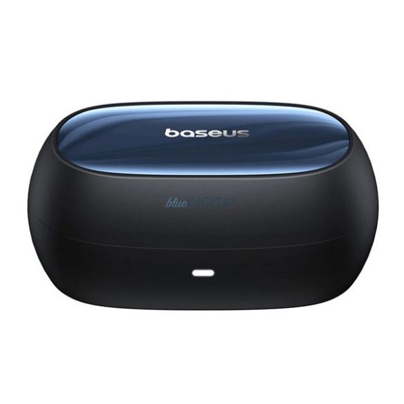 BASEUS BOWIE MA20 PRO bluetooth fülhallgató SZTEREO (v5.3, TWS, aktív zajszűrő, mikrofon, IPX6 + töltőtok) FEKETE