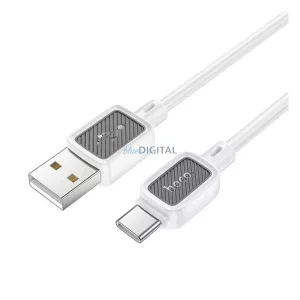 HOCO X108 adatkábel (USB - Type-C, 3A, gyorstöltő, 100cm) FEHÉR
