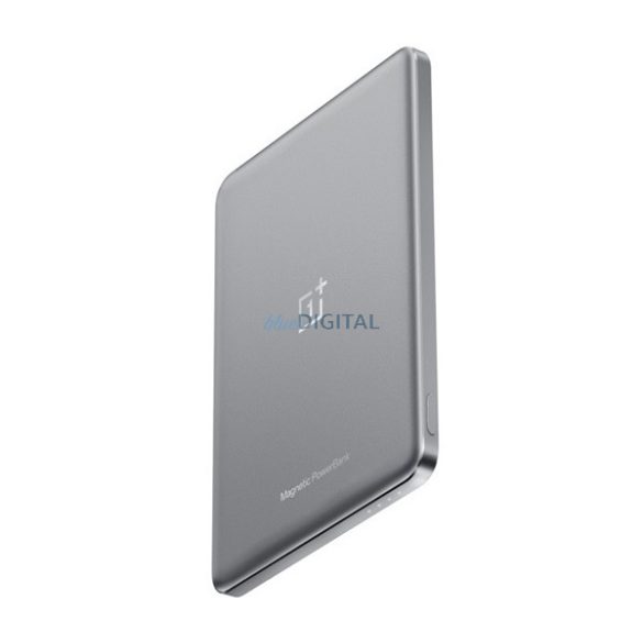 ONEPLUS vésztöltő Type-C aljzat (5000mAh, 10W, gyorstöltő, wireless, LED jelzés) FEKETE