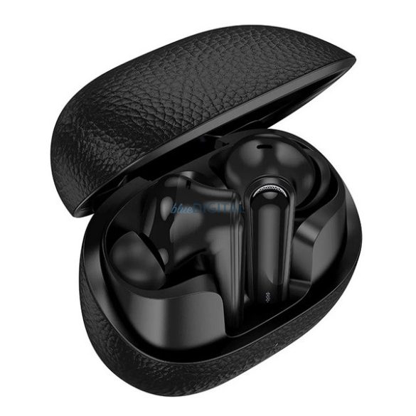 HOCO EQ23 bluetooth fülhallgató SZTEREO (v5.4, TWS, mikrofon + töltőtok) FEKETE