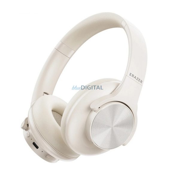 LENOVO ERAZER G50 bluetooth fejhallgató SZTEREO (v5.4, mikrofon, zajszűrő, összehajtható, 3.5mm jack aljzat) BÉZS