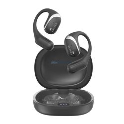   LENOVO ERAZER X9 bluetooth fülhallgató SZTEREO (v5.4, TWS, fülre akasztható, zajszűrő, mikrofon, IPX4 + töltőtok) FEKETE