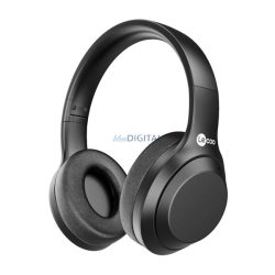   LENOVO LECOO ES207 bluetooth fejhallgató SZTEREO (v5.2, mikrofon, összehajtható, 3.5mm jack aljzat) FEKETE
