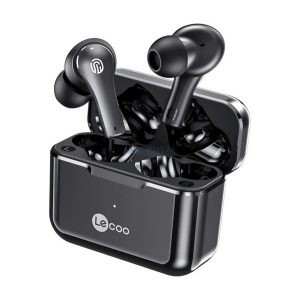 LENOVO LECOO EW311 bluetooth fülhallgató SZTEREO (v5.1, TWS, zajszűrő, mikrofon + töltőtok) FEKETE