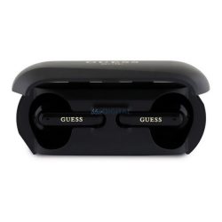   GUESS ELONGATED METALLIC bluetooth fülhallgató SZTEREO (v5.3, TWS, mikrofon, zajszűrő + töltőtok) FEKETE