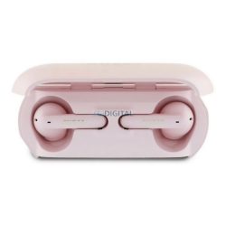   GUESS ELONGATED METALLIC bluetooth fülhallgató SZTEREO (v5.3, TWS, mikrofon, zajszűrő + töltőtok) RÓZSASZÍN