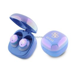   GUESS 4G LOGO MINI bluetooth fülhallgató SZTEREO (v5.3, TWS, mikrofon + töltőtok) VILÁGOSKÉK