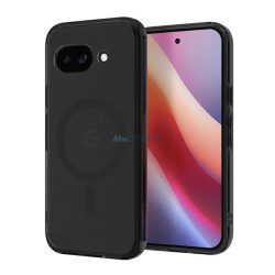   SPIGEN ULTRA HYBRID MAG műanyag telefonvédő (ütésállóság, légpárnás keret, MagSafe) FEKETE Google Pixel 9a