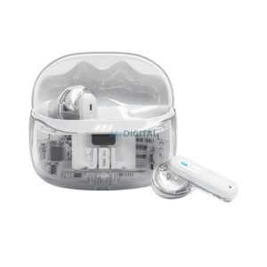 JBL TUNE BEAM2 GHOST EDITION bluetooth fülhallgató SZTEREO (v5.3, TWS, mikrofon, aktív zajszűrő, IP54 + töltőtok) FEHÉR