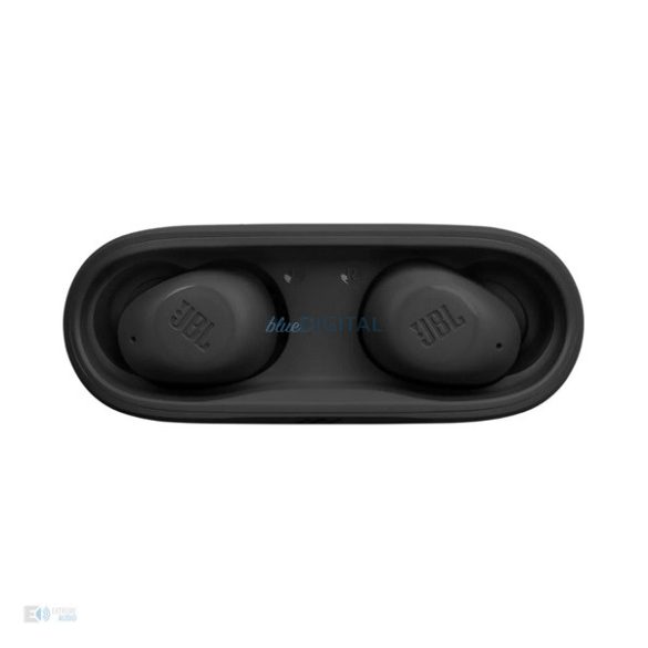 JBL VIBE BUDS bluetooth fülhallgató SZTEREO (v5.2, TWS, mikrofon, mélyhang kiemelés, IP54 + töltőtok) FEKETE