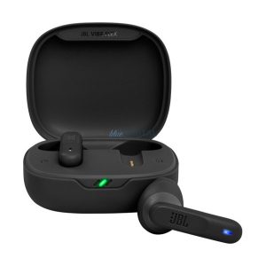 JBL VIBE FLEX bluetooth fülhallgató SZTEREO (v5.2, TWS, mikrofon, mélyhang kiemelés, IP54 + töltőtok) FEKETE