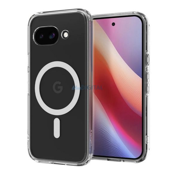 SPIGEN ULTRA HYBRID MAG műanyag telefonvédő (ütésállóság, légpárnás keret, MagSafe) ÁTLÁTSZÓ Google Pixel 9a