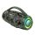 HOCO HA4 bluetooth hordozható hangszóró (v5.4, 2x15W, TF/microSD kártyaolvasó, FM rádió, AUX, LED világítás) SÖTÉTZÖLD