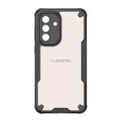   Defender szilikon telefonvédő (ütésállóság, légpárnás sarok, akril hátlap, kameravédő) FEKETE Samsung Galaxy A56 5G (SM-A566)