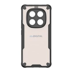   Defender szilikon telefonvédő (ütésállóság, légpárnás sarok, akril hátlap, kameravédő) FEKETE Xiaomi Poco X7, Redmi Note 14 Pro 5G