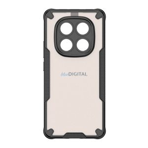 Defender szilikon telefonvédő (ütésállóság, légpárnás sarok, akril hátlap, kameravédő) FEKETE Xiaomi Poco X7, Redmi Note 14 Pro 5G