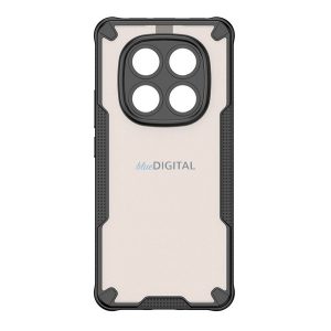 Defender szilikon telefonvédő (ütésállóság, légpárnás sarok, akril hátlap, kameravédő) FEKETE Xiaomi Redmi Note 14 Pro Plus 5G
