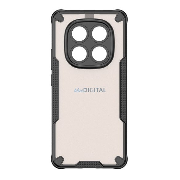 Defender szilikon telefonvédő (ütésállóság, légpárnás sarok, akril hátlap, kameravédő) FEKETE Xiaomi Redmi Note 14 Pro Plus 5G