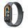 Pótszíj (egyedi méret, nylon, tépőzáras, légáteresztő) VILÁGOSSZÜRKE Xiaomi Smart Band 9, Band 8