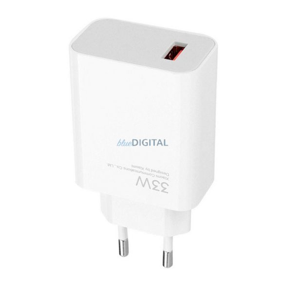 XIAOMI MDY-16-EF hálózati töltő USB aljzat (33W, PD gyorstöltő) FEHÉR