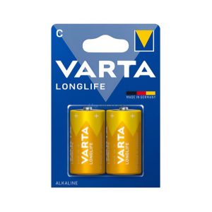 VARTA LONGLIFE tartós elem (C/baby, LR14, 1.5V, alkáli) 2db/csomag