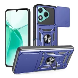   Defender szilikon telefonvédő (ütésállóság, tartógyűrű, kameravédő) SÖTÉTKÉK Honor 400 Lite