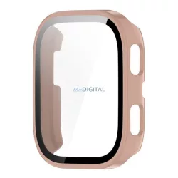   Műanyag keret (BUMPER, ütésállóság + kijelzővédő üveg) RÓZSASZÍN Amazfit Bip 6