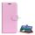 Tok álló, bőr hatású (FLIP, oldalra nyíló, asztali tartó, prémium) RÓZSASZÍN Samsung Galaxy Xcover 7 Pro (SM-G766)