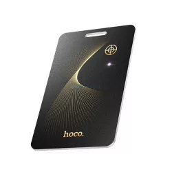  HOCO E92 bluetooth nyomkövető (kártya, táskába, autóba, valós idejű nyomkövetés) FEKETE