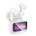 HOCO EQ14 bluetooth fülhallgató SZTEREO (v5.3, TWS, mikrofon, zajszűrő, érintőkijelző + töltőtok) FEHÉR HOCO EQ14 bluetooth fülhallgató SZTEREO (v5.3, TWS, mikrofon, zajszűrő, érintőkijelző + töltőtok) FEHÉR