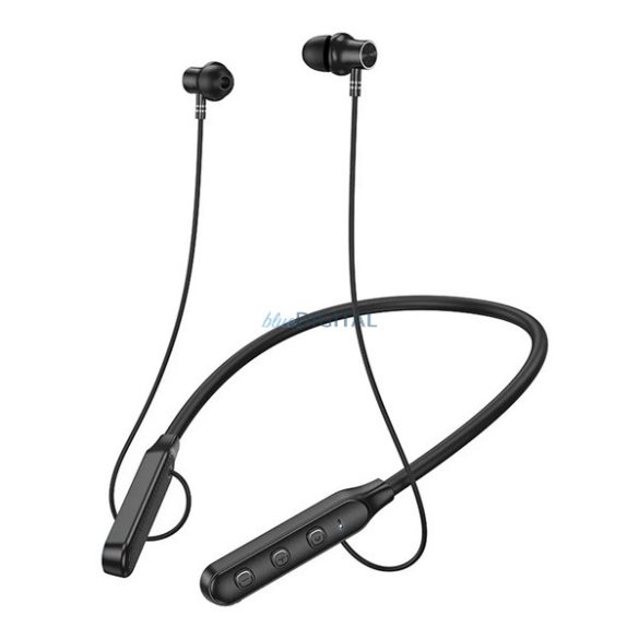 HOCO ES74 bluetooth fülhallgató SZTEREO (v5.4, nyakba akasztható, mikrofon, SPORT) FEKETE