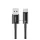 USAMS CLOUD SERIES adatkábel (USB - Type-C, 6A, gyorstöltő, 120cm) FEKETE