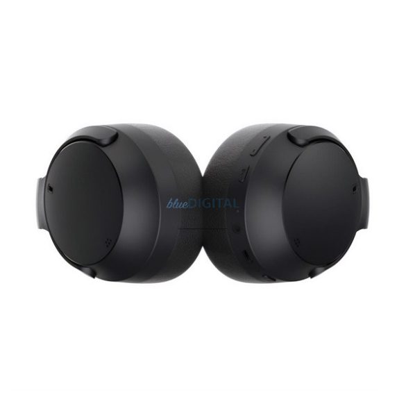 HONOR CHOICE bluetooth fejhallgató SZTEREO (v5.4, mikrofon, zajszűrő, összehajtható, 3.5mm jack aljzat) FEKETE