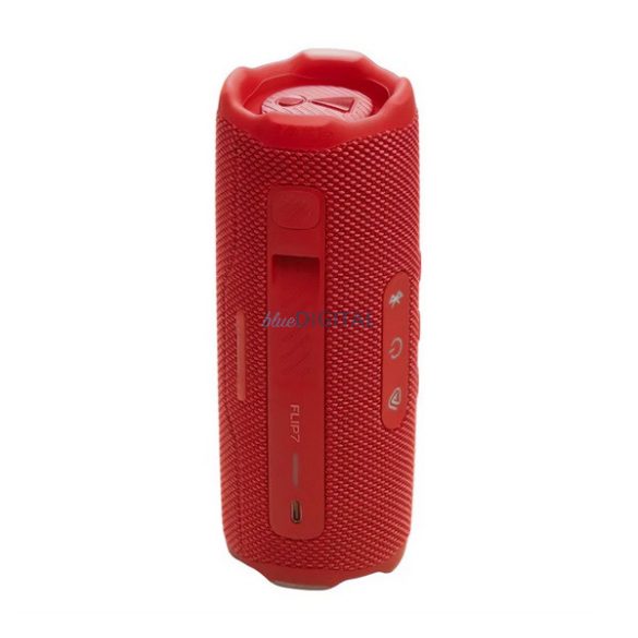 JBL FLIP7 bluetooth hordozható hangszóró (v5.4, 4800mAh belső akku, 25W, IP68 vízálló) PIROS
