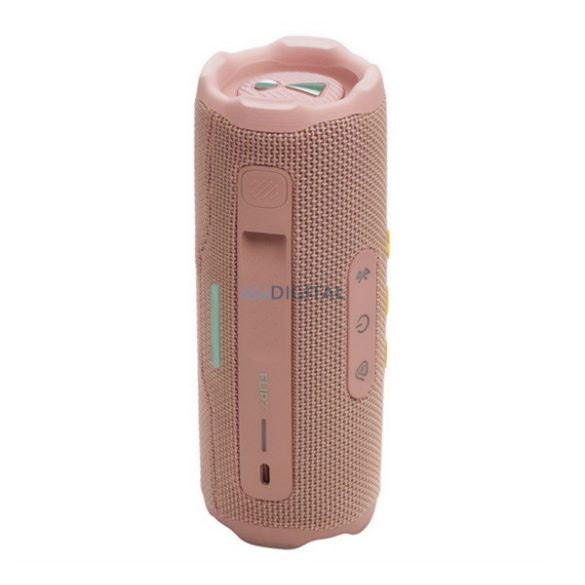 JBL FLIP7 bluetooth hordozható hangszóró (v5.4, 4800mAh belső akku, 25W, IP68 vízálló) RÓZSASZIN