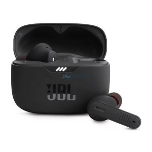 JBL TUNE 235NC bluetooth fülhallgató SZTEREO (v5.2, TWS, mikrofon, aktív zajszűrő, IPX4 + töltőtok) FEKETE