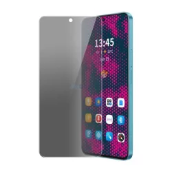   ENKAY ANTI-SPY képernyővédő üveg (full glue, tükröződésmentes, betekintés védelem, 9H) FEKETE Samsung Galaxy A56 5G (SM-A566), Galaxy A36 5G (SM-A366)