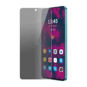 ENKAY ANTI-SPY képernyővédő üveg (full glue, tükröződésmentes, betekintés védelem, 9H) FEKETE Samsung Galaxy A56 5G (SM-A566), Galaxy A36 5G (SM-A366)