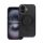 Szilikon telefonvédő (ECO bőr hatású hátlap, karcolásmentesítő belső, fém kameravédő, MagSafe, prémium) FEKETE Apple iPhone 11 Szilikon telefonvédő (ECO bőr hatású hátlap, karcolásmentesítő belső, fém kameravédő, MagSafe, prémium) FEKETE Apple iPhone 11