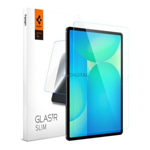 SPIGEN TR SLIM HD képernyővédő üveg (2.5D, tok barát, ultravékony, 0.2mm, 9H) ÁTLÁTSZÓ Samsung Galaxy Tab S10 FE Plus WIFI (SM-X626), Galaxy Tab S10 FE Plus LTE (SM-X620)
