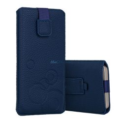   DEKO tok álló (univerzális, kör, kihúzható tépőzár, övre fűzhető, XL méret) SÖTÉTKÉK