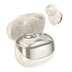   HOCO EW200 bluetooth fülhallgató SZTEREO (v5.4, TWS, LED kijelző, mikrofon + töltőtok) FEHÉR