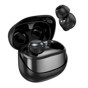 HOCO EW200 bluetooth fülhallgató SZTEREO (v5.4, TWS, LED kijelző, mikrofon + töltőtok) FEKETE