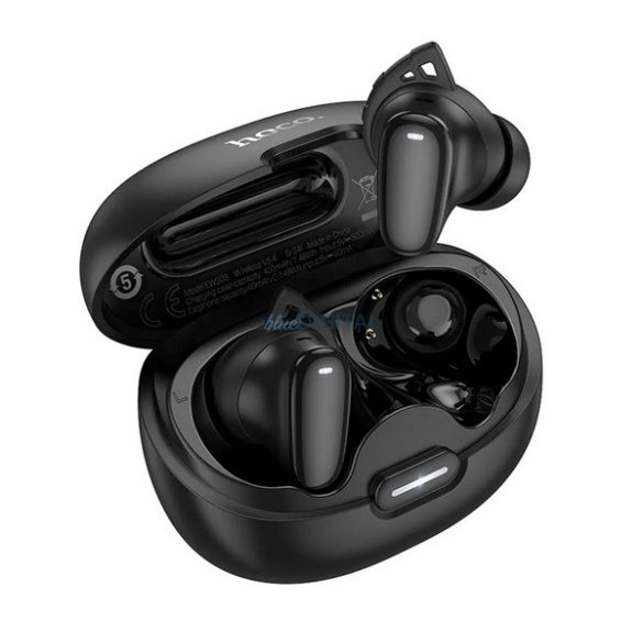 HOCO EW203 bluetooth fülhallgató SZTEREO (v5.4, TWS, mikrofon + töltőtok) FEKETE